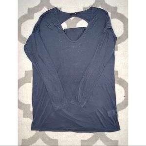 Aritzia Talula Navy Blouse/dress